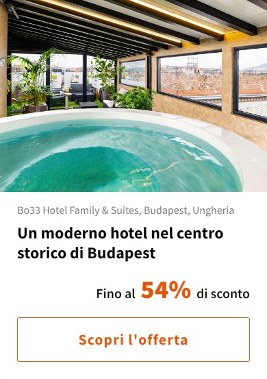 Un moderno hotel nel centro storico di Budapest