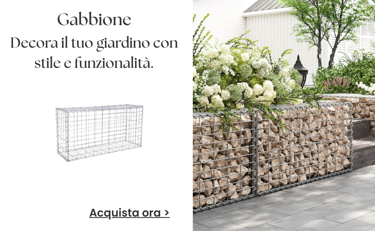 Gabbione Decora il tuo giardino con stile e funzionalità.