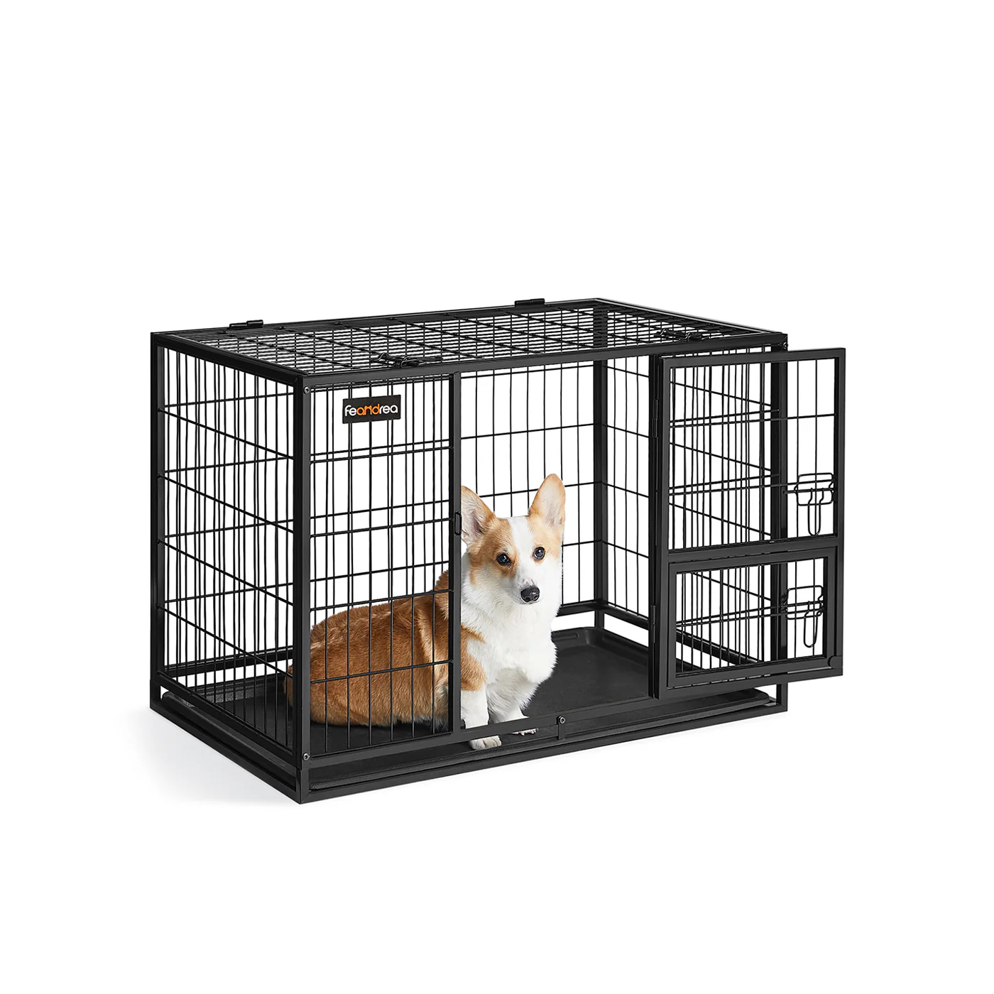 Image of Gabbia per Cani di Taglia Media e Grande Doppia Porta Rimovibile
