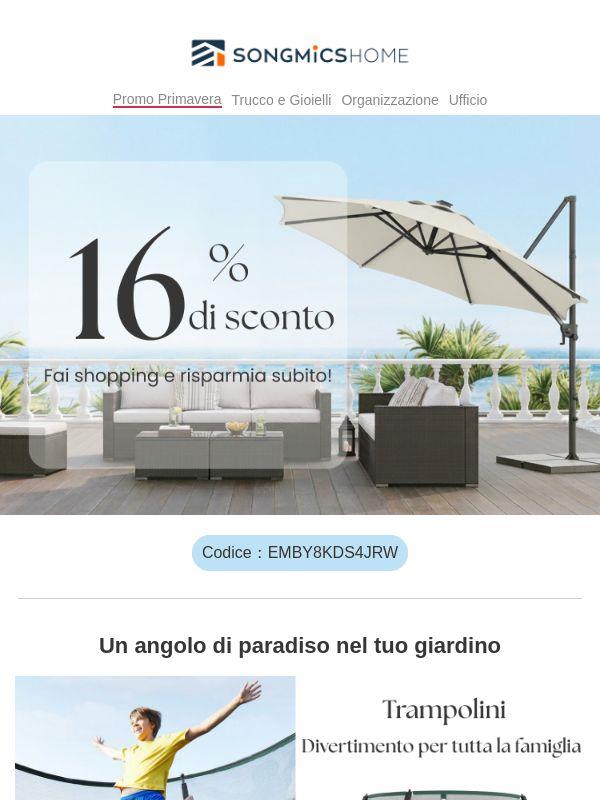 Settimana di Super Sconti: -16% su tutto il sito!❤️