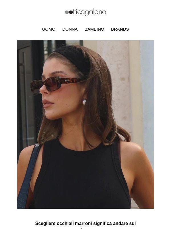 Occhiali marroni: eleganza che non passa mai di moda.