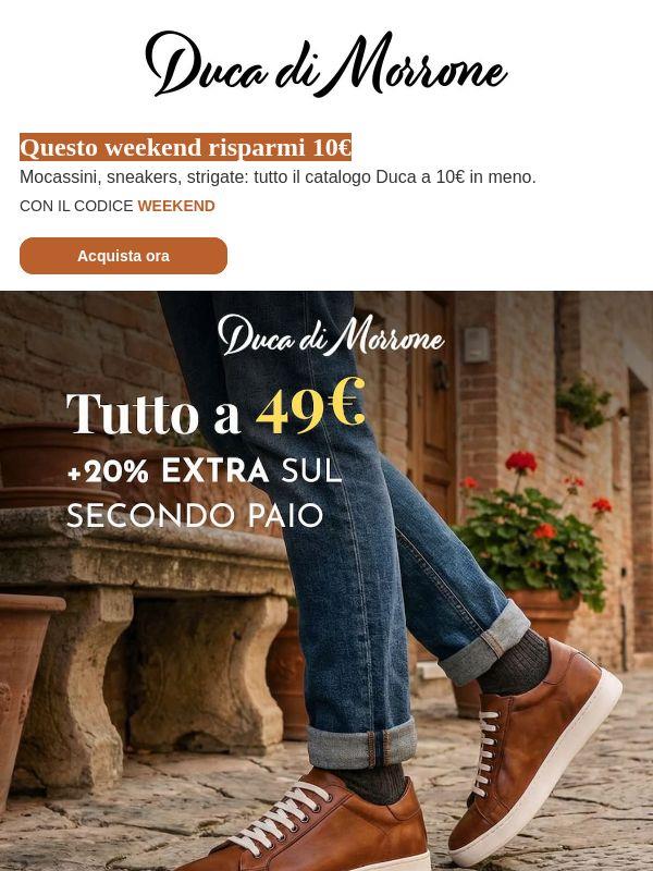 10€ di sconto su tutta la collezione 👞