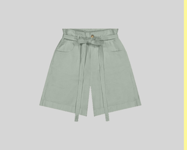 Regular Pleated Bermuda