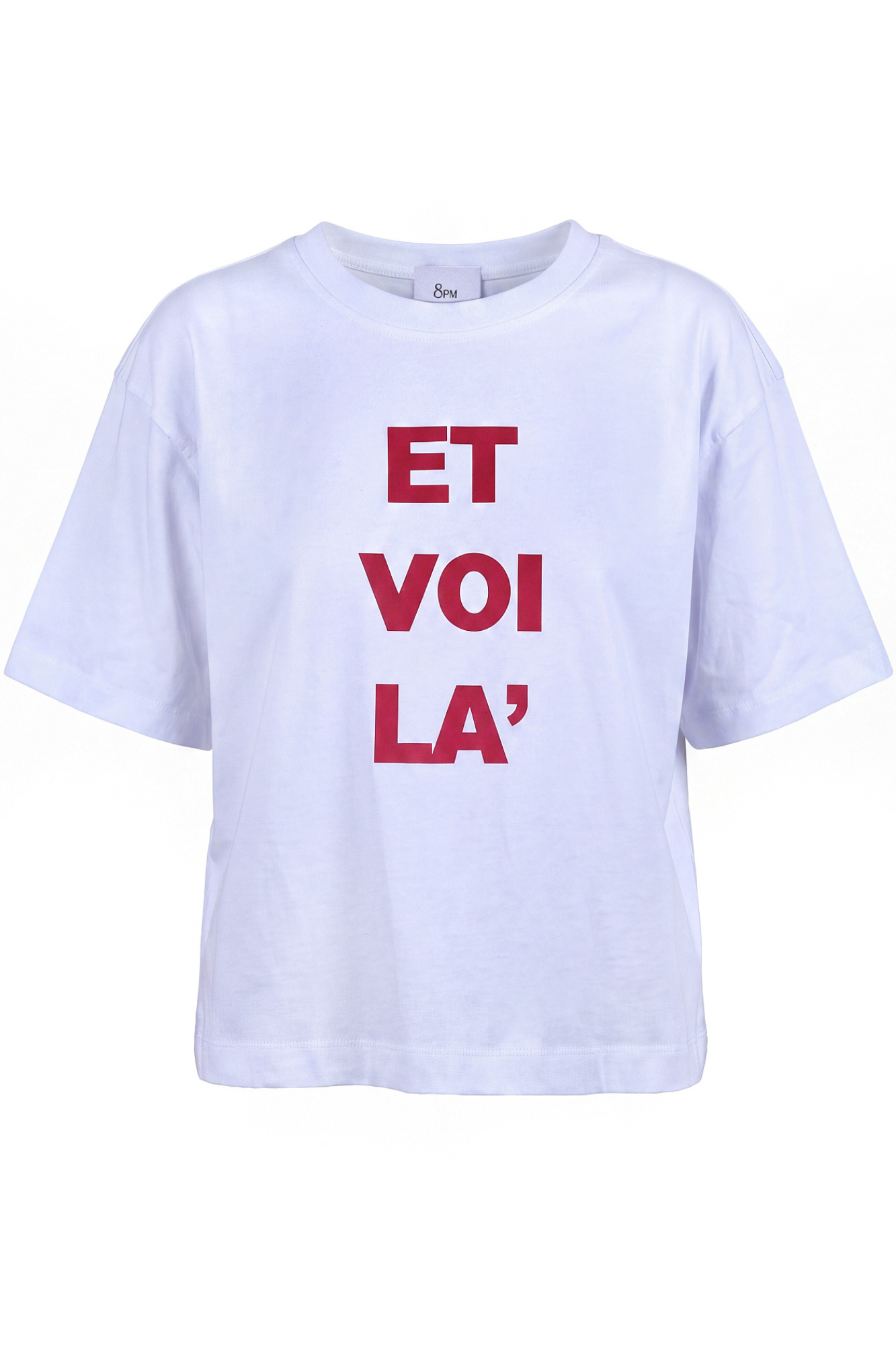 8pm - T-shirt - 470466 - Bianco/Rosa - M / Bianco/Rosa