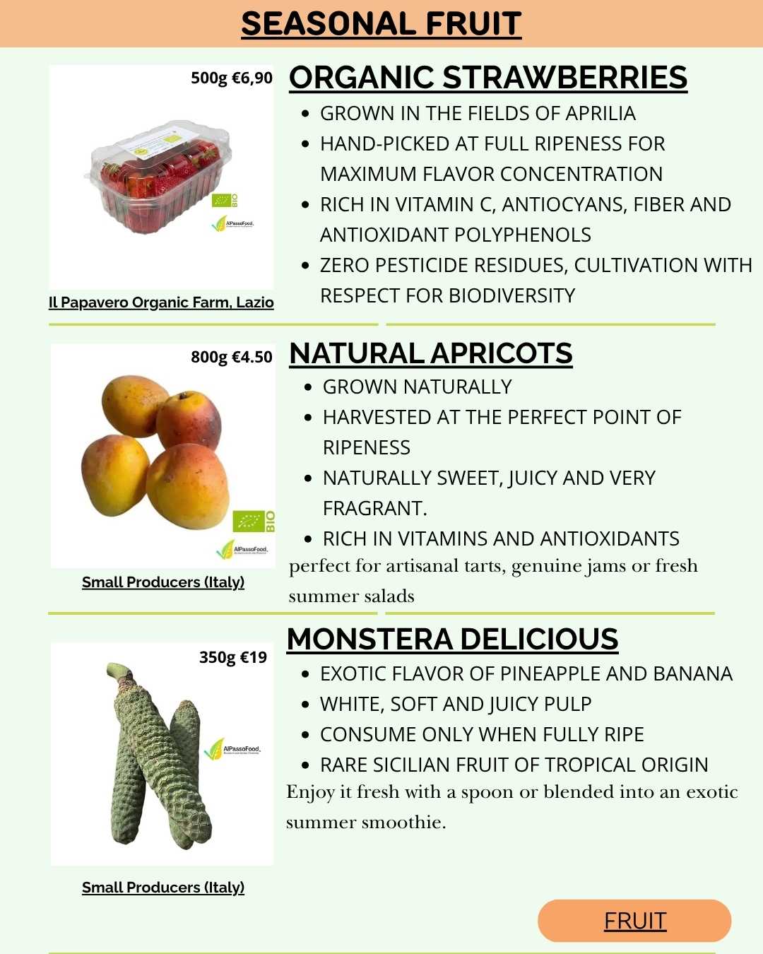 FRUTTA