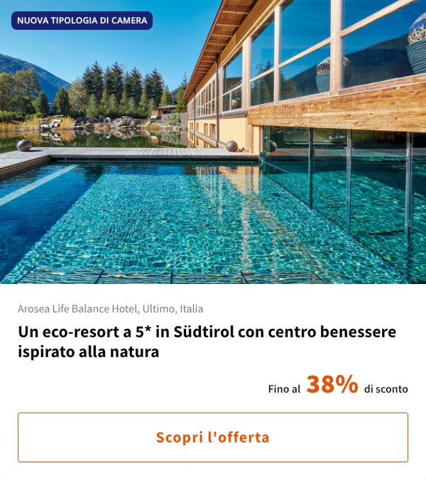 Un eco-resort a 5* in Südtirol con centro benessere ispirato alla natura