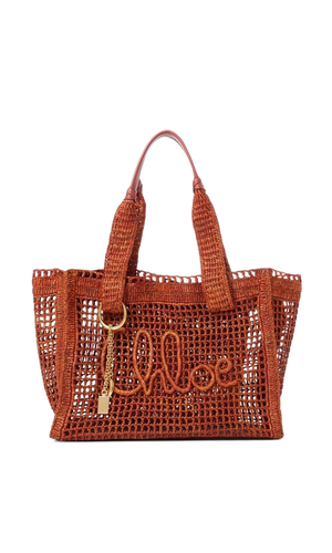 Summer Banana rafia tote bag