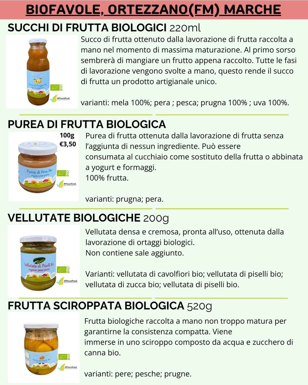 BIOFAVOLE