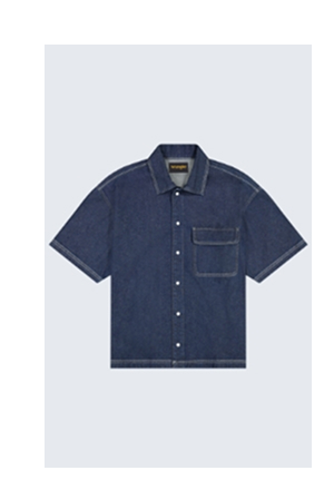 Relaxed Short Sleeve Overshirt