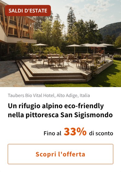 Un rifugio alpino eco-friendly nella pittoresca San Sigismondo