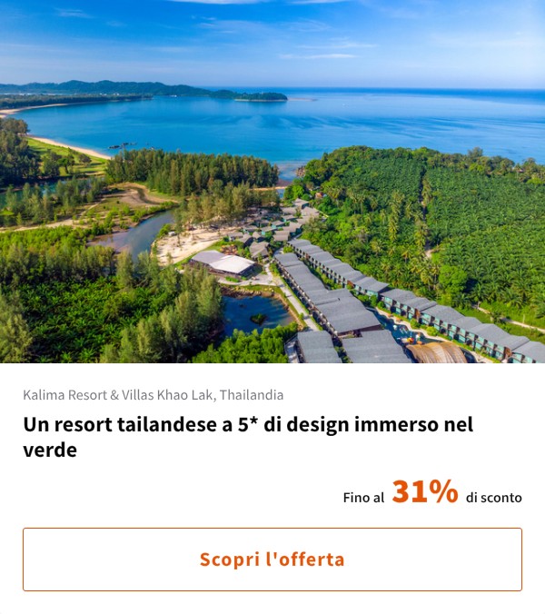 Un resort tailandese a 5* di design immerso nel verde
