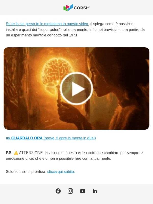 QUESTO VIDEO ti apre la mente (prova!)