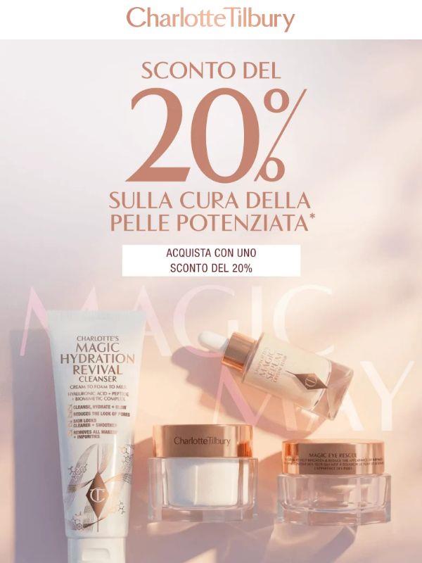 20% DI SCONTO per una pelle luminosa e idratata! 🤍