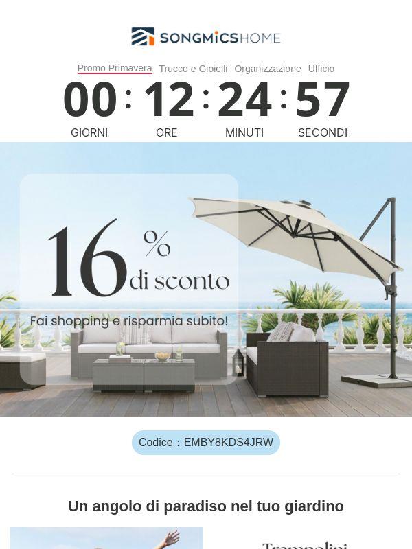 Affrettati! Ultimi giorni per il -16% su tutto❤️