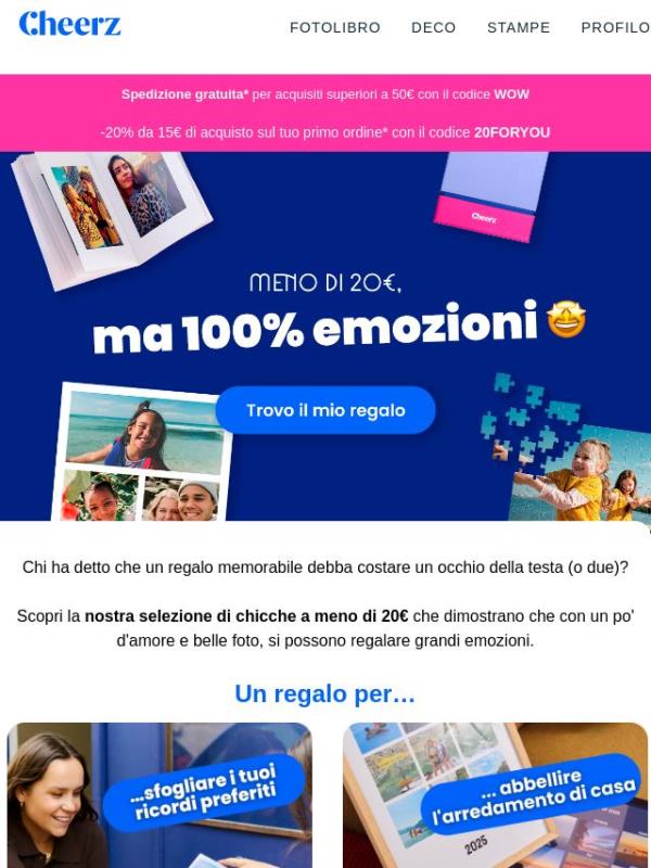Un regalo a meno di 20€?