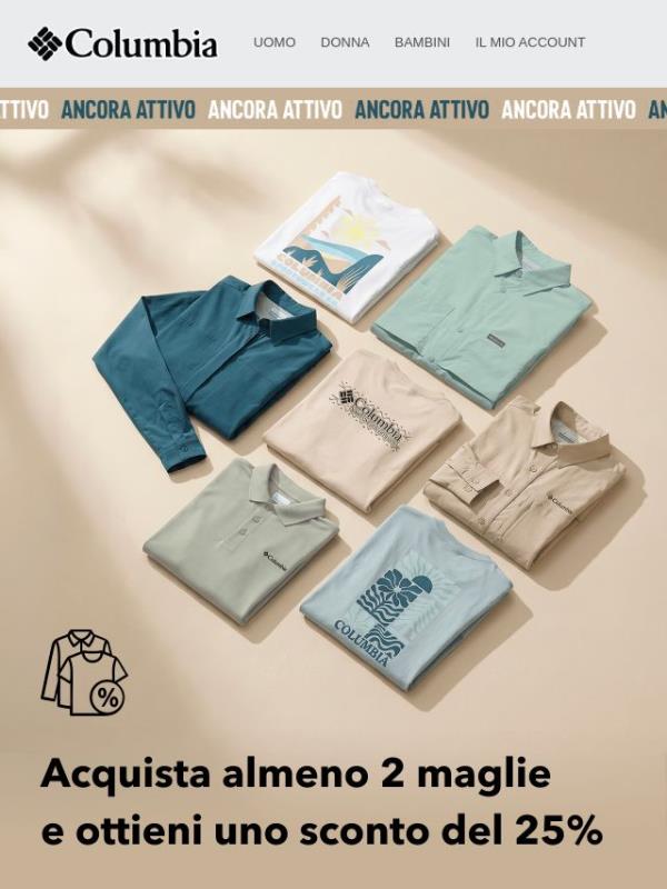 Ottieni il -25% se acquisti 2 maglie!😍