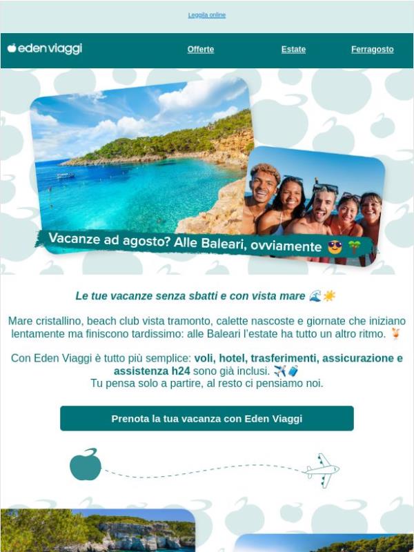 Ad agosto solo mare, tramonti e Baleari 🌅✈️