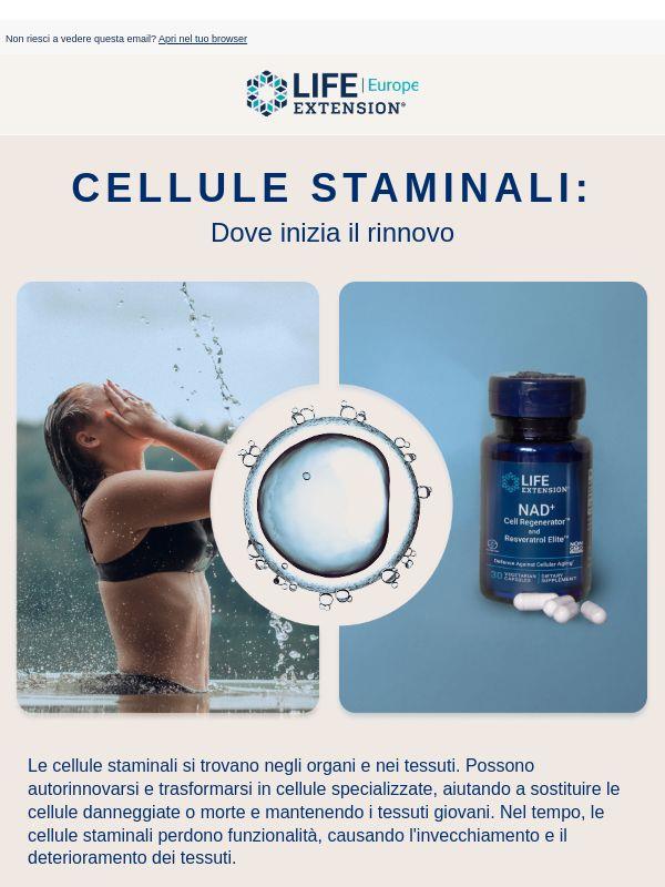 Questo manterrà le tue cellule staminali sane!