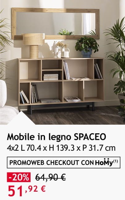 Mobile in legno SPACEO 51,92 &euro;