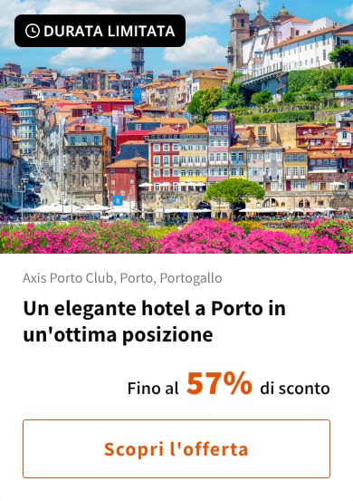 Un elegante hotel a Porto in un'ottima posizione