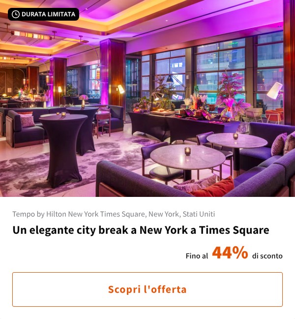 Un elegante city break a New York a Times Square