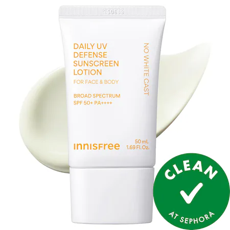 Daily UV Invisible Korean Sunscreen Lotion SPF 50+ PA++++ for Face & Body