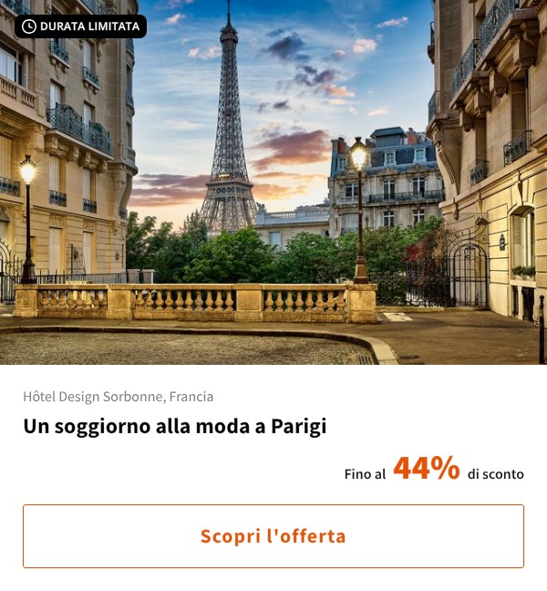 Un soggiorno alla moda a Parigi