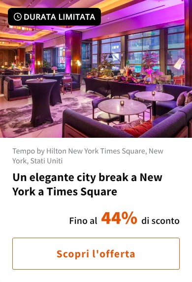 Un elegante city break a New York a Times Square