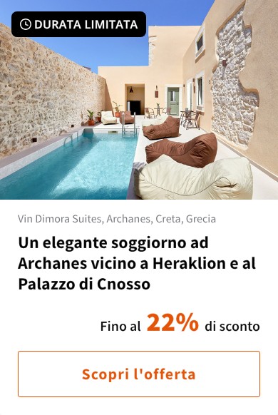Un elegante soggiorno ad Archanes vicino a Heraklion e al Palazzo di Cnosso