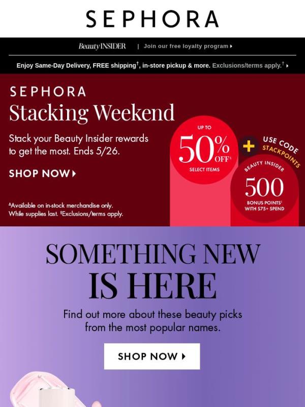 Now at Sephora...🤩
