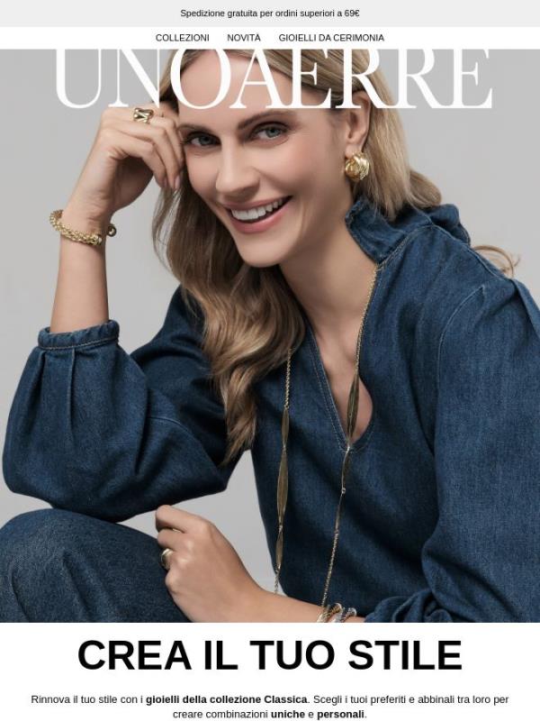 Esprimi il tuo stile con i gioielli della collezione Classica!