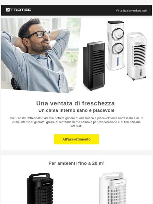 ❄️ Raffreddatori d'aria per ambienti freschi