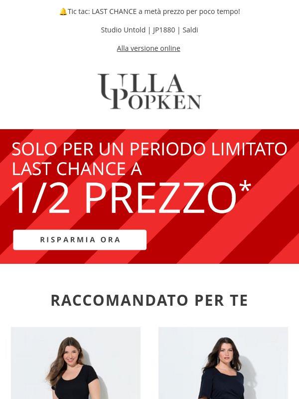 Mancano poche ore: Last chance a metà prezzo 💸