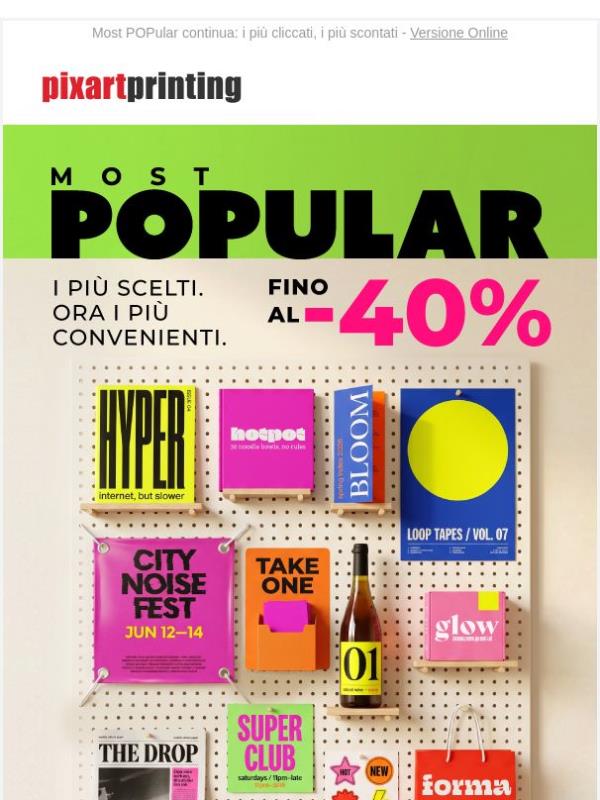 I prodotti più amati? In sconto fino al -40%