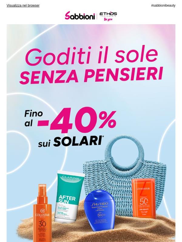Goditi il sole senza pensieri! ☀