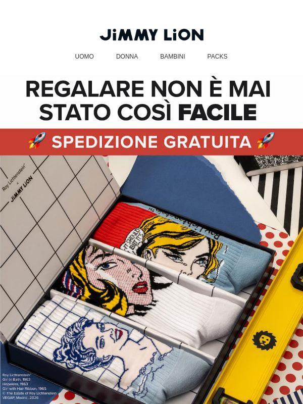 Spedizione gratuita + regali sempre sicuri