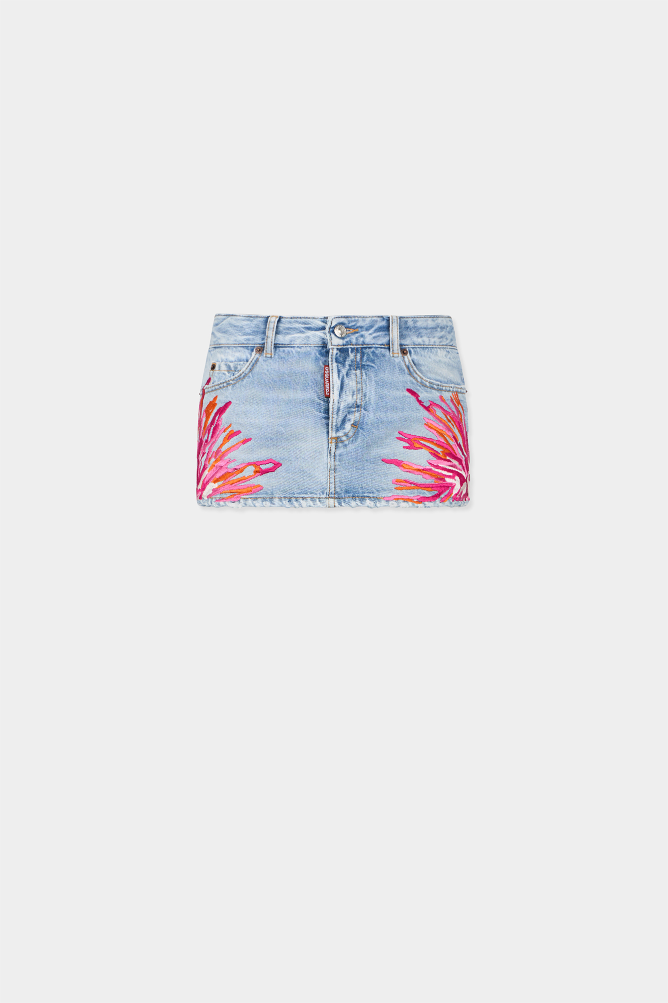 Light Clean Jean Mini Skirt