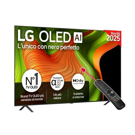 TV 77 pollici LG OLED AI B5 4K Smart TV 2025