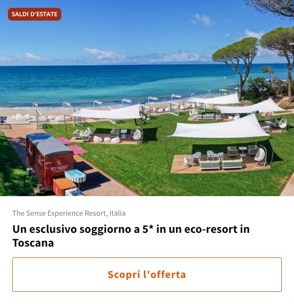 Un esclusivo soggiorno a 5* in un eco-resort in Toscana