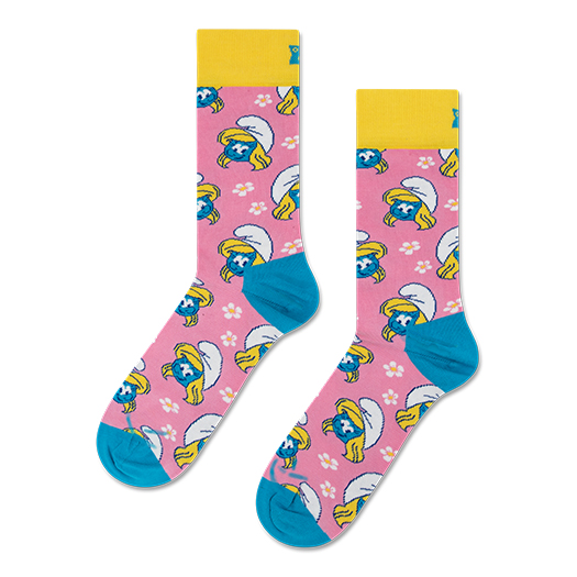 Calzino Puffetta floreale The Smurfs