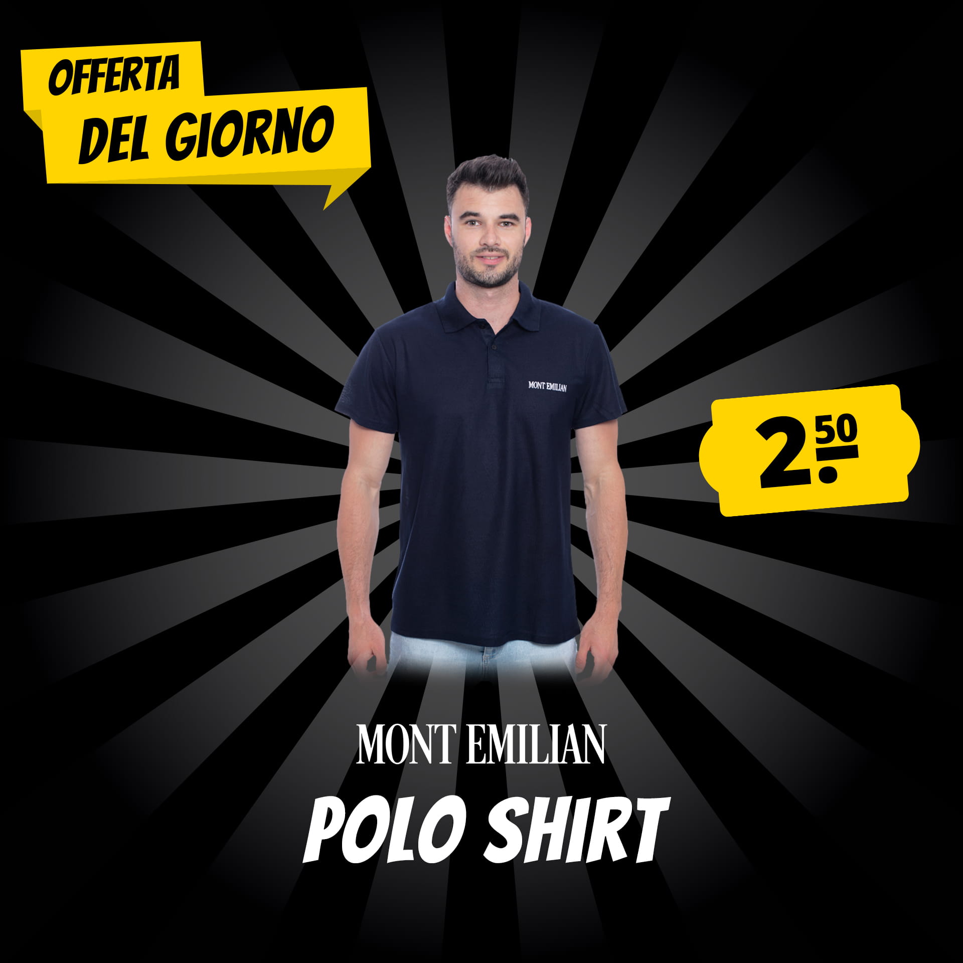 mont emilian caen uomo polo basic