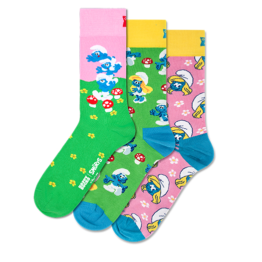 Confezione da 3 paia di calzini The Smurfs