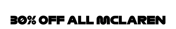 30% off selected McLaren