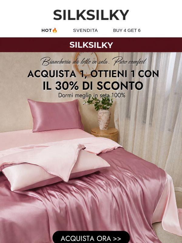 Ultima chance: la tua seta ti aspetta con il 30% di sconto