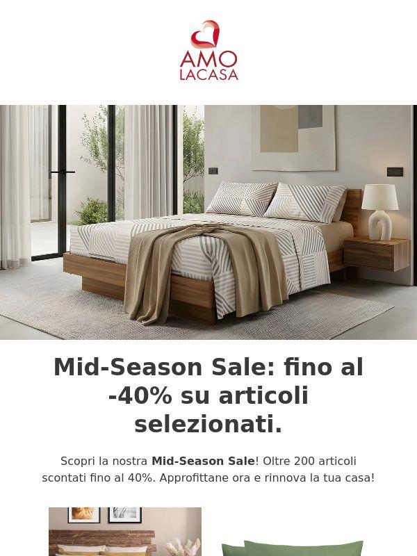 🤩 Fino al -40% sulla biancheria