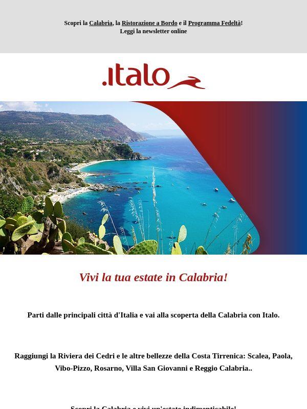 Il fascino della Calabria ti aspetta: parti con Italo!