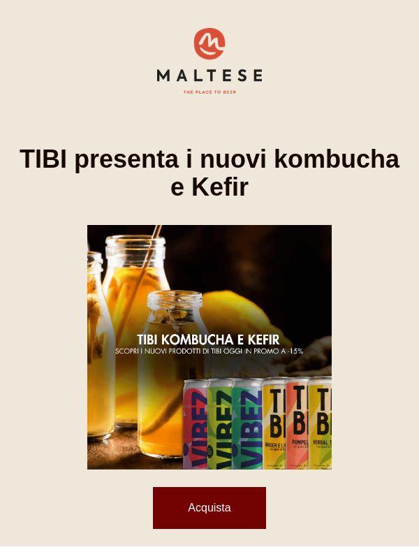🌿 Nuovo arrivo: Tibi Kombucha e Kefir — oggi a -15%