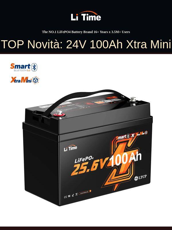 ⚡ Nuovo top di gamma: 24V 100Ah Xtra Mini ora disponibile! 🔋