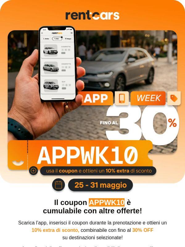 𝗔𝗣𝗣 𝗪𝗘𝗘𝗞: fino al 𝟯𝟬% 𝗢𝗙𝗙 + 𝟭𝟬% extra sull’app 🔥