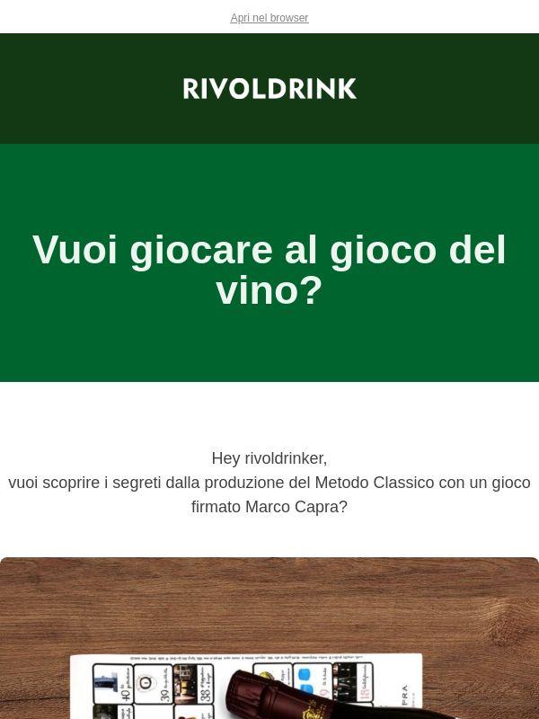 🍷 Vuoi giocare al gioco del vino?